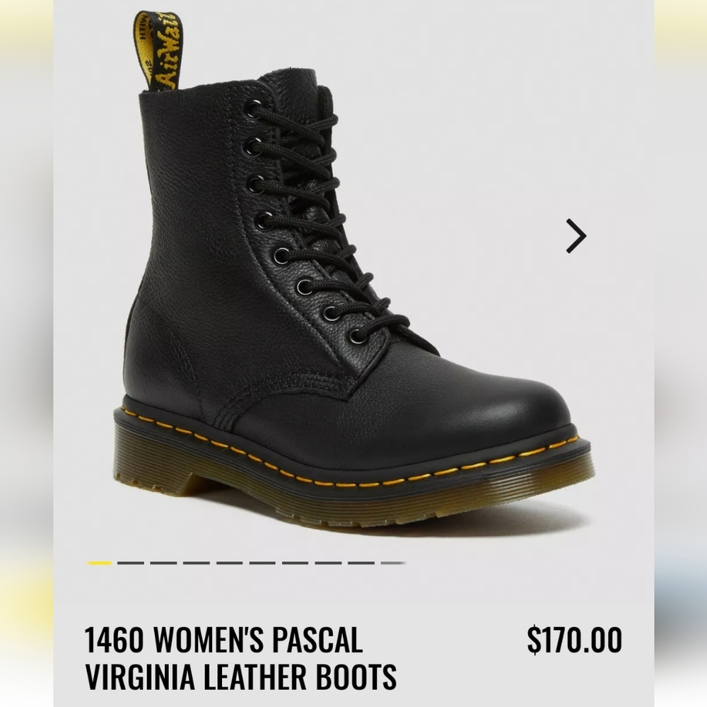 Dr Martens - 1460 Pascal Virginia  Leather Boots